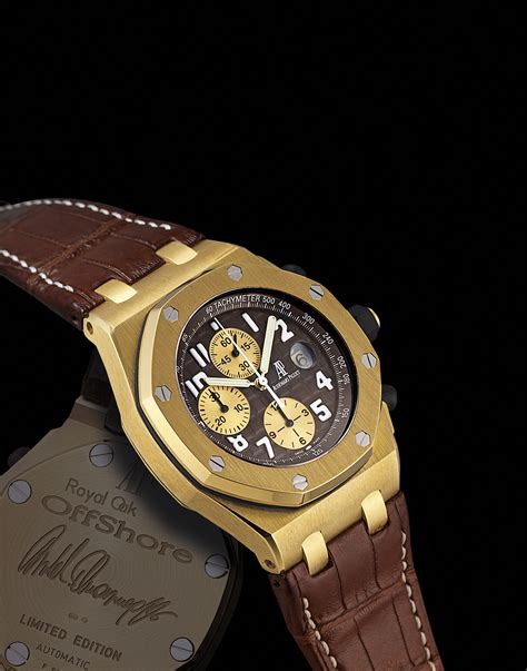 audemars piguet arnold schwarzenegger limited edition price|arnold schwarzenegger scheda.